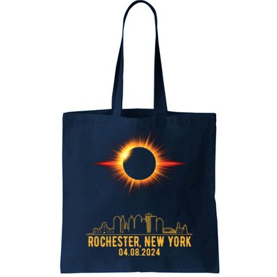 Rochester New York Total Solar Eclipse 04.08.2024 Tote Bag