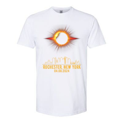 Rochester New York Total Solar Eclipse 04.08.2024 Softstyle® CVC T-Shirt