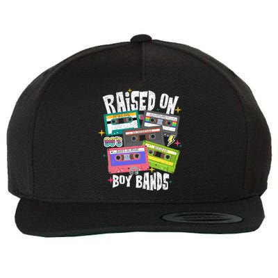 Raised On 90s Boy Bands Cassette Tape Wool Snapback Cap