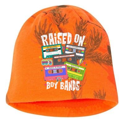 Raised On 90s Boy Bands Cassette Tape Kati - Camo Knit Beanie