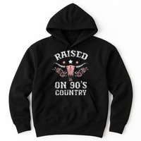 Raised On 90S Country Southern Western Cowgirl Hoodie