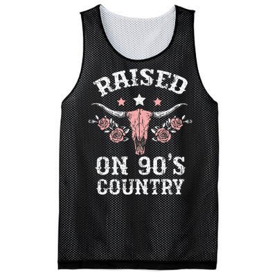 Raised On 90S Country Southern Western Cowgirl Mesh Reversible Basketball Jersey Tank