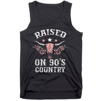 Raised On 90S Country Southern Western Cowgirl Tank Top