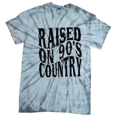 Raised On 90s Country Tie-Dye T-Shirt