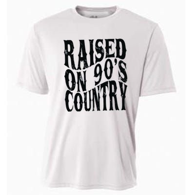 Raised On 90s Country Cooling Performance Crew T-Shirt