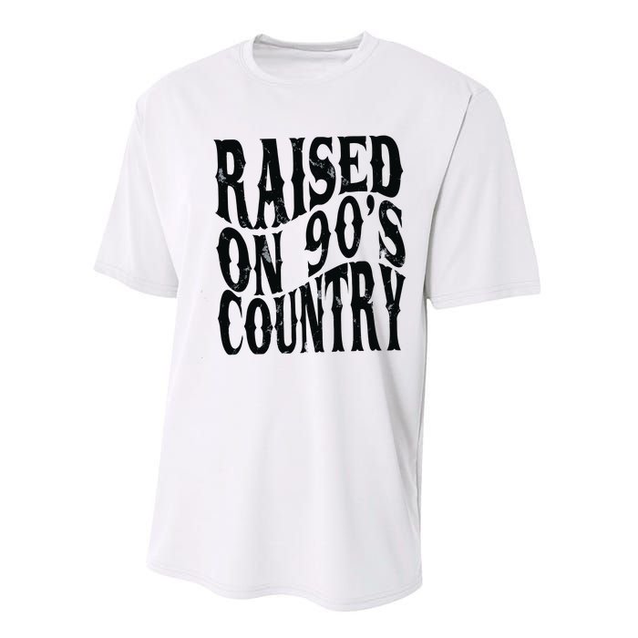 Raised On 90s Country Performance Sprint T-Shirt