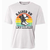 Raised On 90's Country Music Funny Cooling Performance Crew T-Shirt