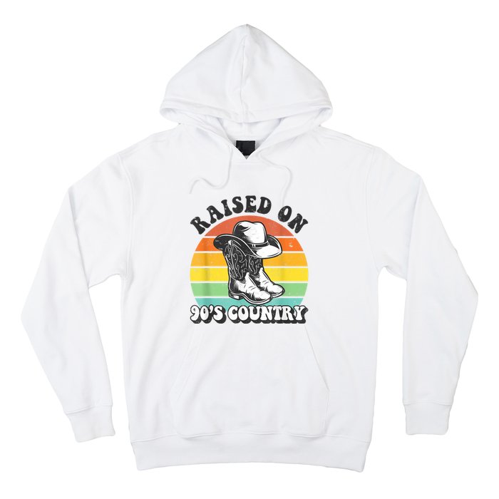 Raised On 90's Country Music Funny Hoodie