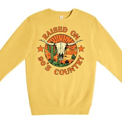 Raised On 90s Country Premium Crewneck Sweatshirt