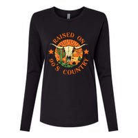 Raised On 90s Country Womens Cotton Relaxed Long Sleeve T-Shirt