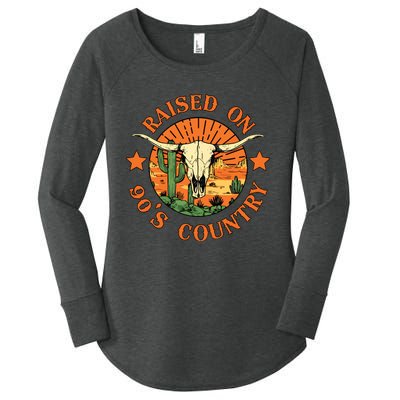 Raised On 90s Country Women's Perfect Tri Tunic Long Sleeve Shirt