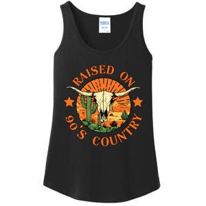 Raised On 90s Country Ladies Essential Tank