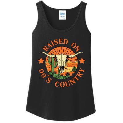 Raised On 90s Country Ladies Essential Tank