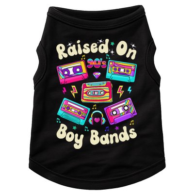 Raised On 90s Boy Bands Cassette Tape Retro Doggie Tank