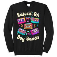 Raised On 90s Boy Bands Cassette Tape Retro Sweatshirt