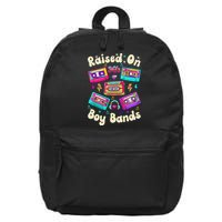 Raised On 90s Boy Bands Cassette Tape Retro 16 in Basic Backpack