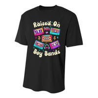 Raised On 90s Boy Bands Cassette Tape Retro Youth Performance Sprint T-Shirt