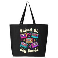 Raised On 90s Boy Bands Cassette Tape Retro 25L Jumbo Tote