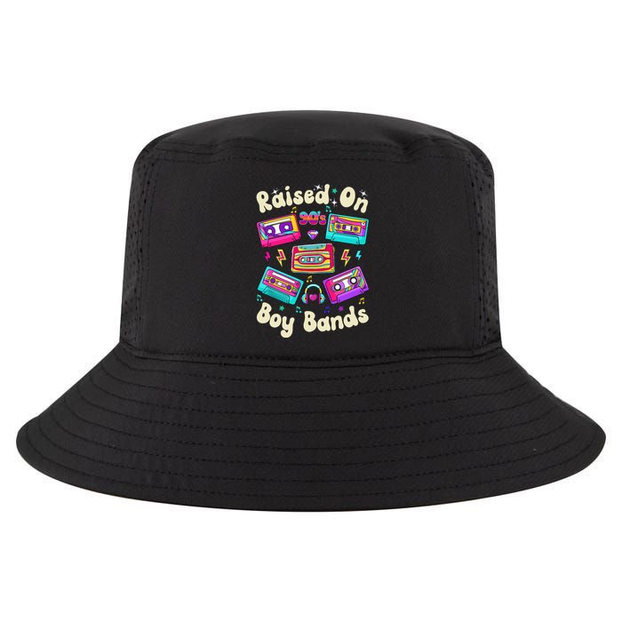 Raised On 90s Boy Bands Cassette Tape Cool Comfort Performance Bucket Hat