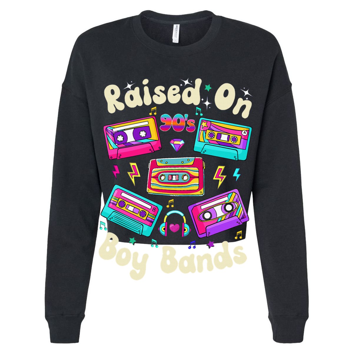Raised On 90s Boy Bands Cassette Tape Golf Towel