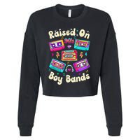 Raised On 90s Boy Bands Cassette Tape Cropped Pullover Crew
