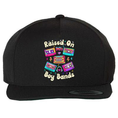 Raised On 90s Boy Bands Cassette Tape Wool Snapback Cap