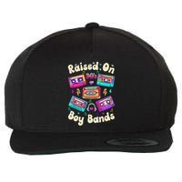 Raised On 90s Boy Bands Cassette Tape Wool Snapback Cap