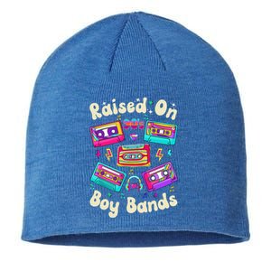 Raised On 90s Boy Bands Cassette Tape Sustainable Beanie