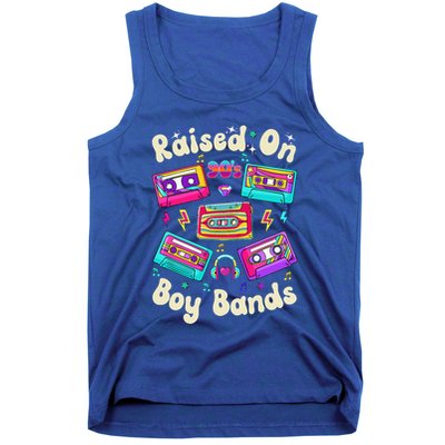 Raised On 90s Boy Bands Cassette Tape Tank Top