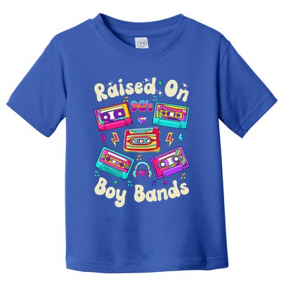 Raised On 90s Boy Bands Cassette Tape Toddler T-Shirt