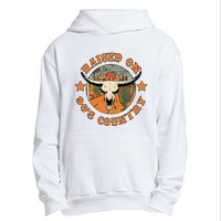 Raised On 90s Country Cow Skull Southern Western Urban Pullover Hoodie