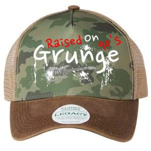 Raised On 90S Grunge Rock Music Lover Legacy Tie Dye Trucker Hat