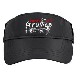 Raised On 90S Grunge Rock Music Lover Adult Drive Performance Visor