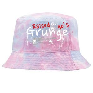 Raised On 90S Grunge Rock Music Lover Tie-Dyed Bucket Hat