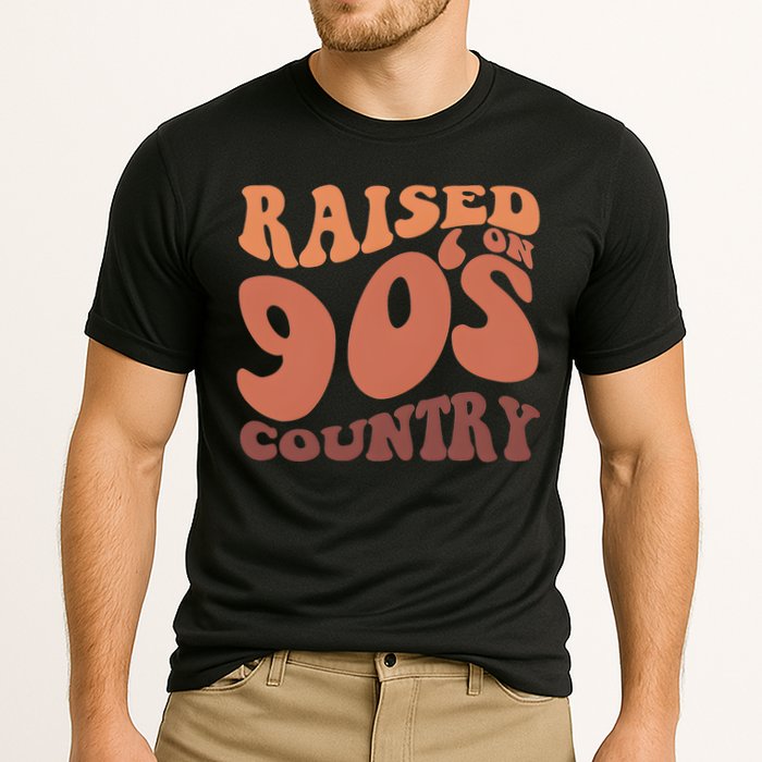 Raised On 90s Country Retro 90S Country Cooling Performance Crew T-Shirt