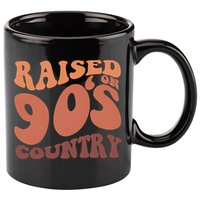 Raised On 90s Country Retro 90S Country 11oz C Handle Ceramic Mug