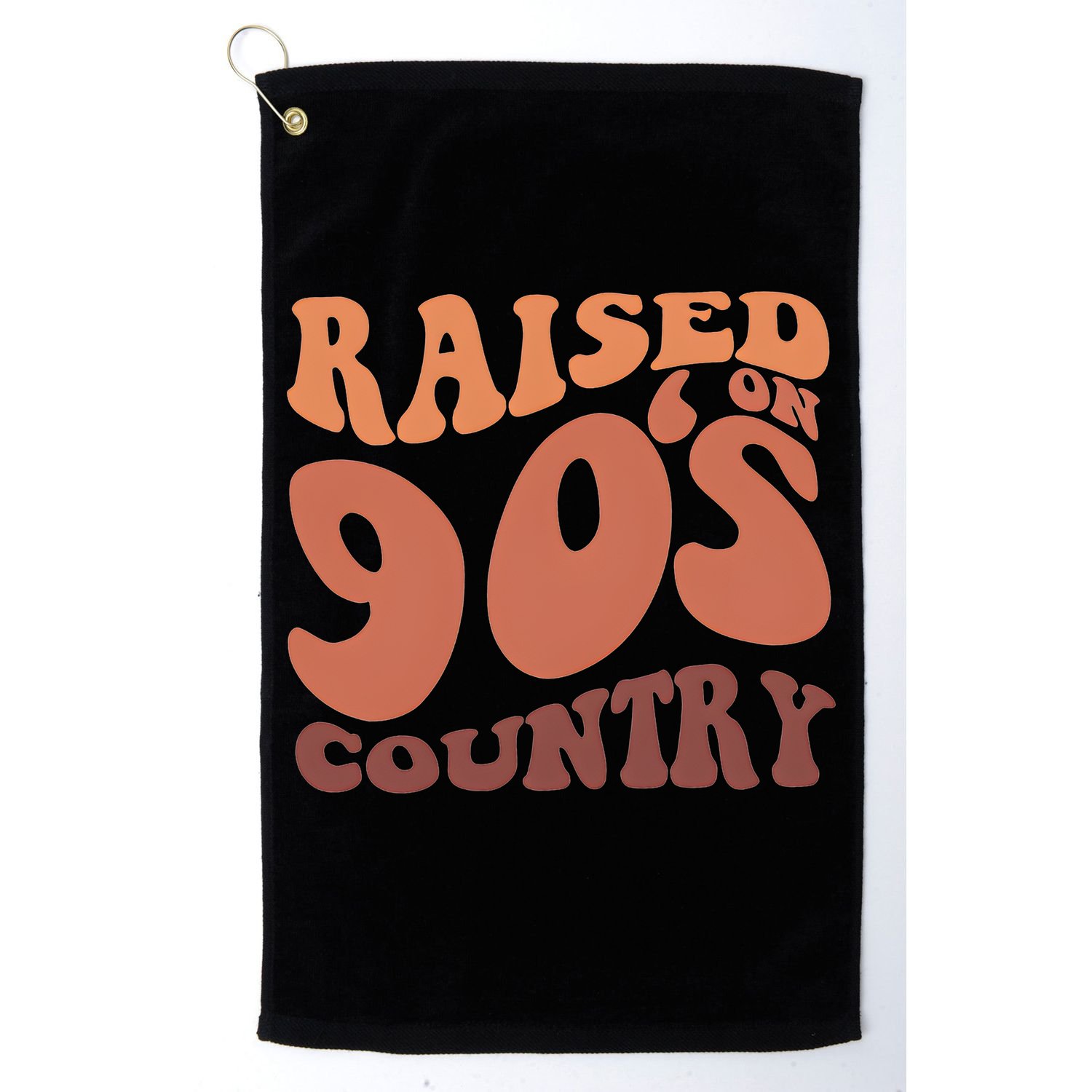 Raised On 90s Country Retro 90S Country Golf Towel
