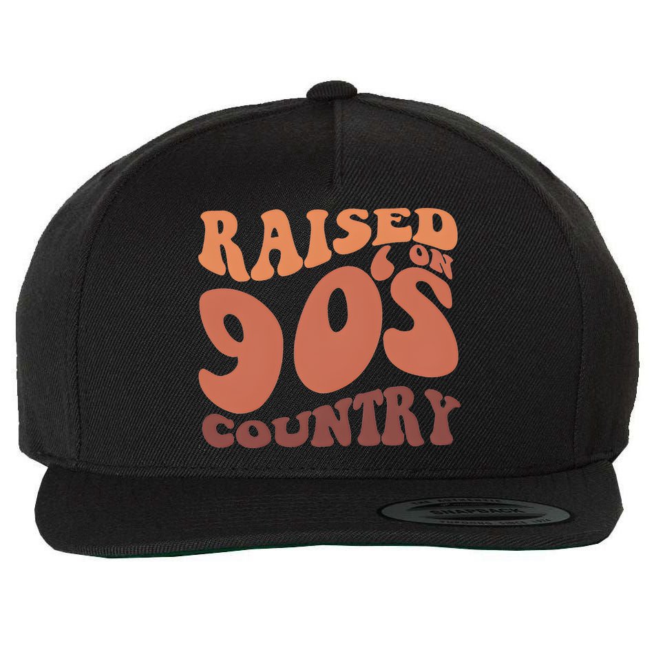 Raised On 90s Country Retro 90S Country Wool Snapback Cap