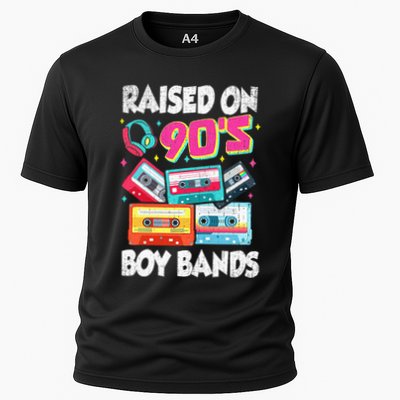 Raised On 90s Boy Bands Cassette Tape Retro Performance Shirt