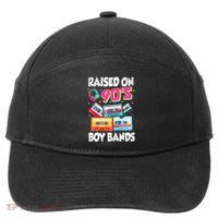 Raised On 90s Boy Bands Cassette Tape Retro 7-Panel Snapback Hat