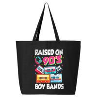 Raised On 90s Boy Bands Cassette Tape Retro 25L Jumbo Tote