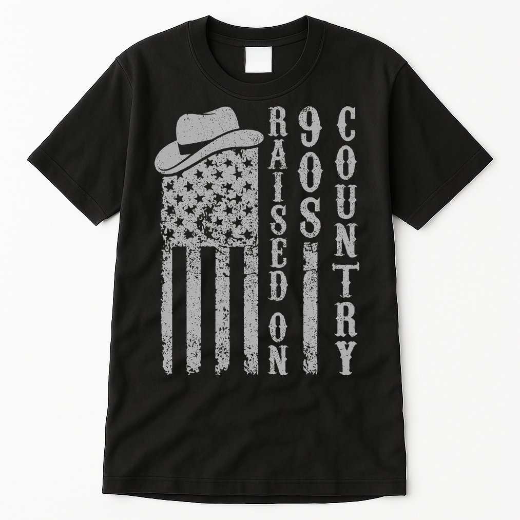 Raised On 90s Country Music  Country Concert Outfit Tall T-Shirt