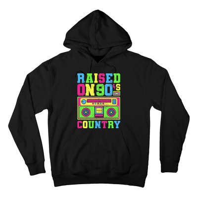 Raised On 90s Country Music  Country Concert Outfit Hoodie