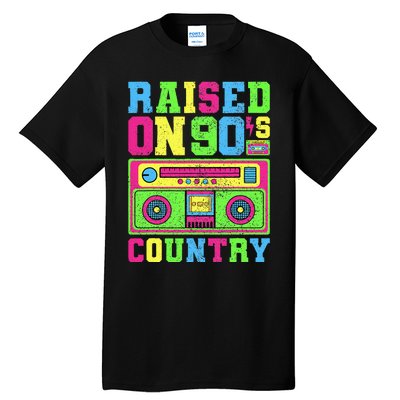 Raised On 90s Country Music  Country Concert Outfit Tall T-Shirt