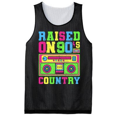 Raised On 90s Country Music  Country Concert Outfit Mesh Reversible Basketball Jersey Tank