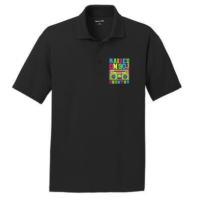 Raised On 90s Country Music  Country Concert Outfit PosiCharge RacerMesh Polo