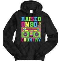 Raised On 90s Country Music  Country Concert Outfit Tie Dye Hoodie