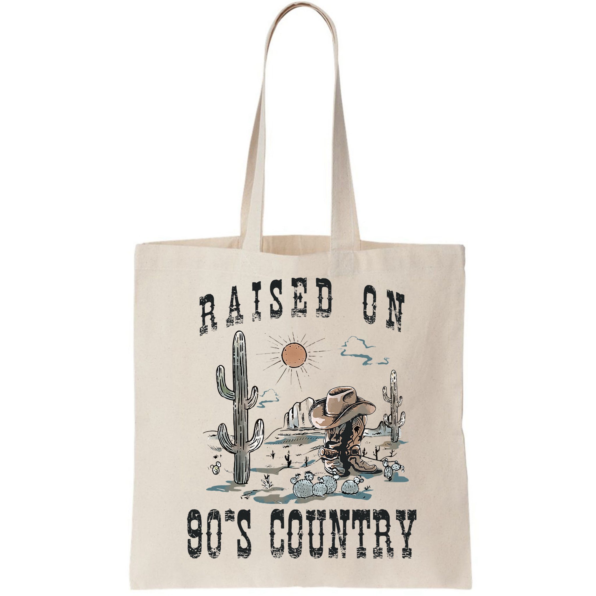 Raised On 90S Country Music Cowgirl Western Bag