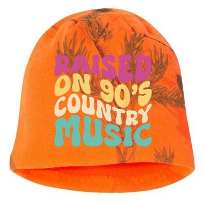 Raised On 90s Country Music Concert Groovy Kati - Camo Knit Beanie