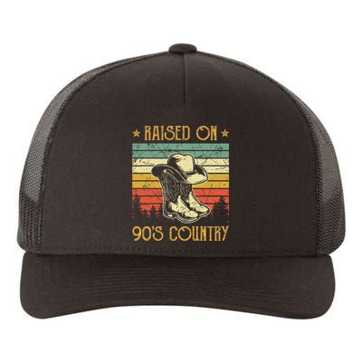 Raised On 90s Country Raised On 90s Country Music Yupoong Adult 5-Panel Trucker Hat